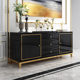 Hong Kong style light luxury dining side cabinet modern simple stainless steel entrance cabinet postmodern foyer cabinet small storage cabinet