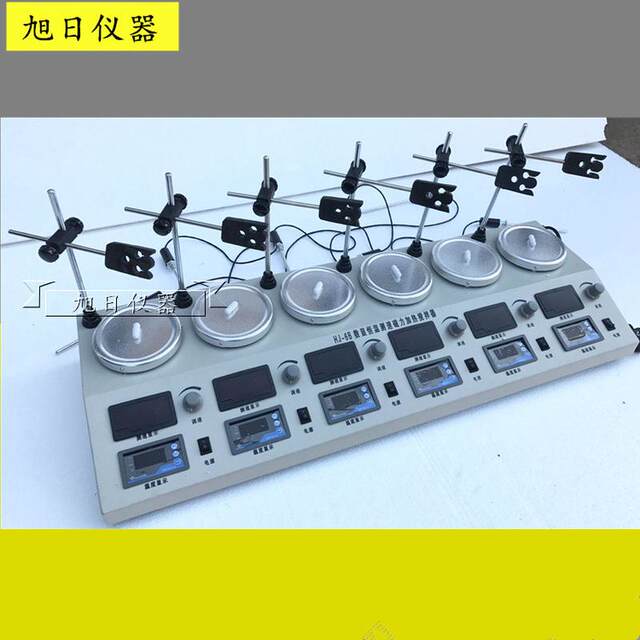 HJ-6B six-link even-digit magnetic heating stirrer HJ-6 magnetic stirrer multi-head magnetic stirrer