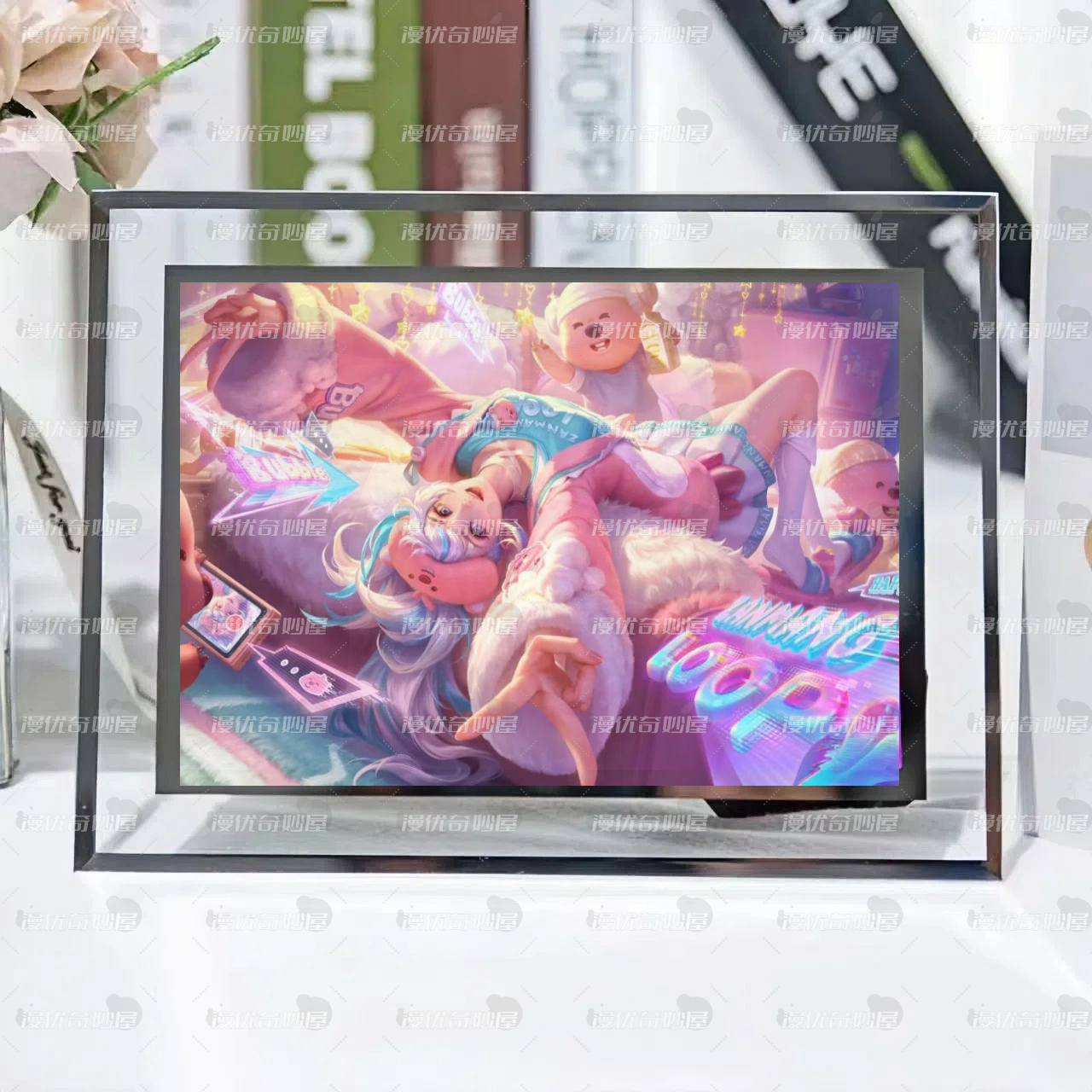 Периферийная фоторамка Yunying xLoopy King Glory Praise, симпатичная рубиновая открытка на заказ, станет новым подарком на день рождения для одноклассников Изображение 1