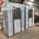 201 stainless steel air shower room corner air shower room dust removal room double air shower room workshop cargo shower room