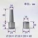10 sets of 24mm rubber silicone mold guide column guide sleeve positioning pin sleeve material 20cr precision mold accessories
