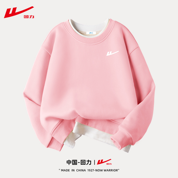 回力儿童卫衣春秋男童运动长袖女童秋季男孩衣服中大童夏休闲秋装 — 3