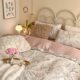 Early spring and summer pure cotton four-piece set French aesthetic printing retro pastoral cotton 4-piece set 1.8m bed sheet Nantong