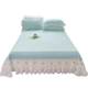 Summer Doudou mat Girls' Heart Summer Ice Silk Cool Mat Three-piece Set of Lace Bedding Sheet Machine Washable Air Conditioning Soft Mat