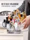 Transparent step small ornament rack Barjiguzi badge display multi-function storage rack acrylic display rack