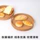 Vietnamese rattan Nordic woven straw woven fruit basket plate fruit basket tea tray round handle storage box picnic