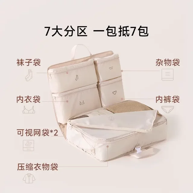 Lixu Lazy Travel Package Travel Storage Bags Luggage Storage Organizing Coatings ZP