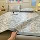 2025 new summer ice silk mat summer sheets high-end machine-washable air conditioner summer cool mat three-piece set