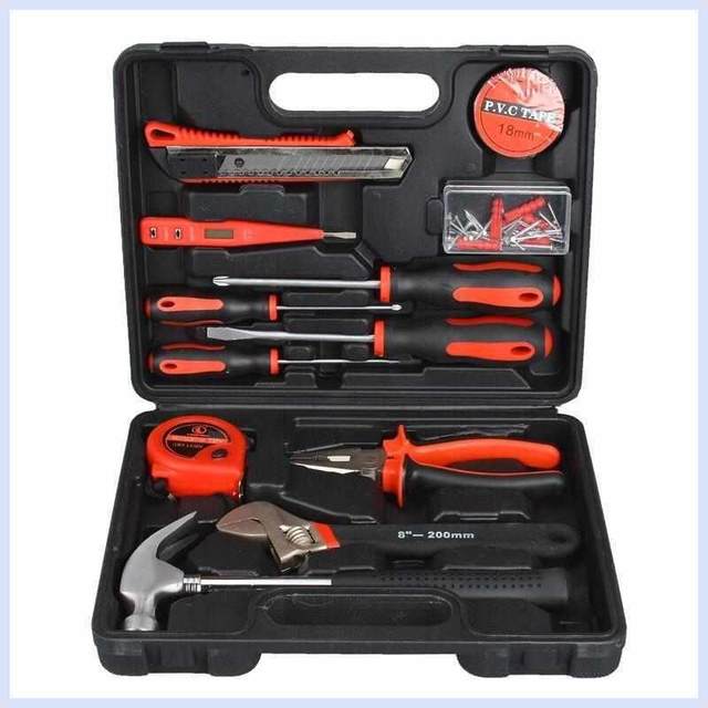 Car tool set home hardware manual tool set portable multi-purpose style set tool box