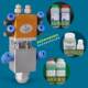 32 suction type double liquid dispensing valve glue pneumatic precision glue valve micro-adjustable dispensing machine glue filling marking line