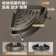 Gun gray bathroom triangular storage rack without punching shower room bathroom corner triangle basket toilet wall-mounted storage rack