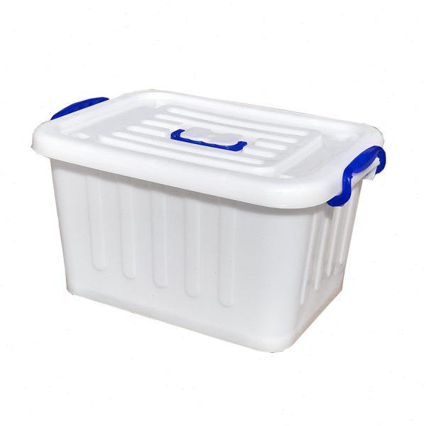 Storage box Organizing box White plastic thickened extra-large rectangular clothes toy storage box Handheld storage box