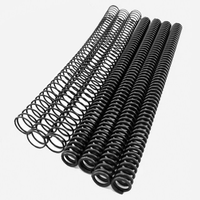 Round line spring 300 long black line spring compressing spring linear spring high strength pressure spring compression spring custom made