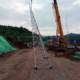 Round steel lightning tower Three-cylinder round steel lightning tower Hot-dip galvanized lightning rod tower Lightning block