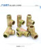Hydraulic transition joint outer wire tee British and American high-pressure oil pipe 1/2/3/4/6 minute 1 inch 7/9/16 pipe joint