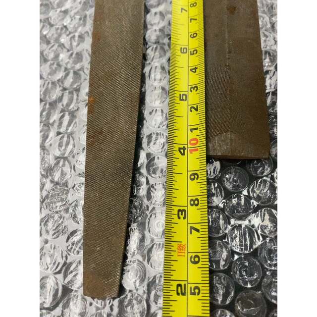 Two old tools, steel files, manual tools, hardware handmade DIY matching tools, old