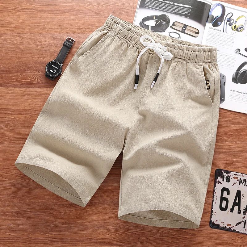 100% COTTON SHORT PLUS SIZE MENS SHORTS PANTS SUMMER CASUAL