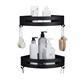 Empty bathroom corner rack storage rack toilet storage rack without punching aluminum wall hanging toilet tripod