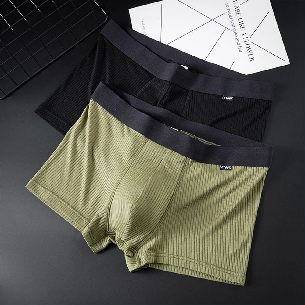 MEN UNDERWEAR BOXER THREAD U-POUCH SOFT TRUNKS SHORTS UNDERP