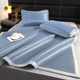 Summer cool mat sheets single piece ice silk mat summer cool children single air conditioning soft mat three-piece set can be washed