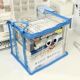 Transparent book storage box Large size book box Student-packing book storage artifact used books dustproof cleaning bag foldable