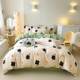 New Class A Thickened Furry Quilt Cover Student Dormitory Fresh Pure Cotton Bed Sheets Quilt Cover Pillow Cover Live Broadcast