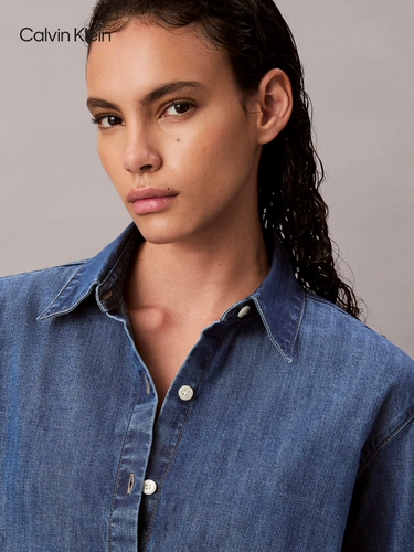 Осенняя ретро хлопковая синяя рубашка для отдыха, свободный крой