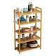 Storage rack Multi-layer debris storage rack Kitchen bedroom living room balcony floor-standing solid wood partition small size
