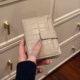 Korean version of apricot stone pattern wallet ins style leather high-end portable ID storage bag wallet integrated card bag