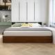 Drawer storage tatami bed Nordic headboard full solid wood floor-standing bed double small apartment storage platform bed