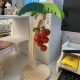Wooden banana rack creative banana rack household shopping mall storage rack living room fruit storage rack desktop small ornaments