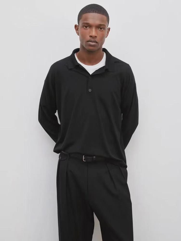 [SPOT] ROW STYLE DJON 100% WOOL POLO SHIRT