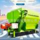 Horizontal cattle and sheep feed preparation machine Forage mixing spiral mixer 12 cubic ration mixer