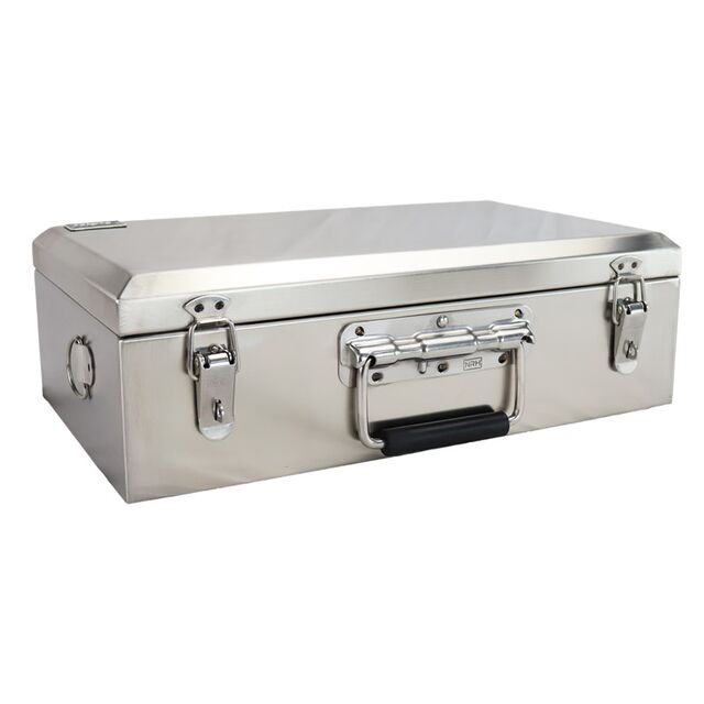 Daxian stainless steel hand tool box thickened 3u04 material 201 small strap parts hardware storage box
