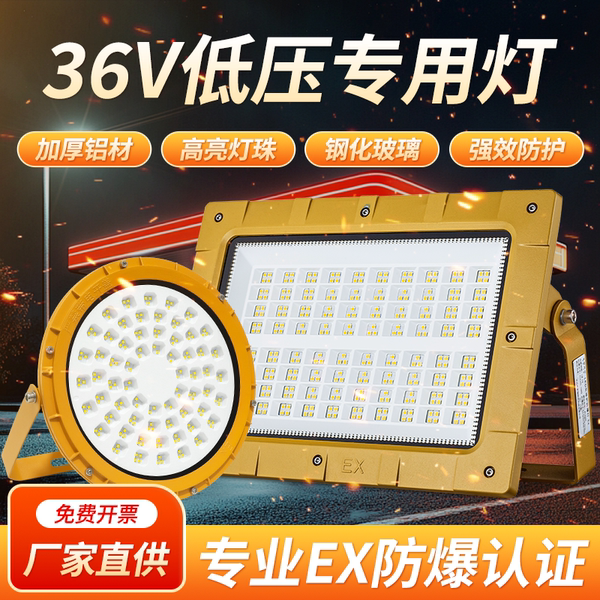 亚明led防爆灯低压36V仓库车间化工厂免维护防腐防水加油站照明灯