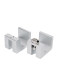 Laboratory gas circuit tracheal support aluminum alloy pipe clamp aluminum profile accessories fixed pipe clamp guide rail 1/4 6mm