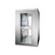 Stainless steel sliding door air shower room dust-free workshop air shower door single person double blow hospital laboratory intelligent blow shower room
