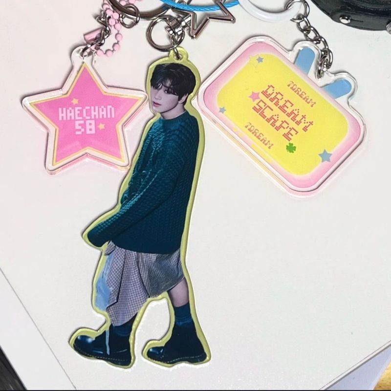 NEW ACRYLIC KEYCHAIN NCTDREAM STAR CHASING UNITED TEAM 3 HANGING KEYCHAIN BACKPACK PENDANT