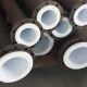 Tetrafluoroline lined PTEF polytetrafluoroethylene chemical acid-alkali-resistant steel pipe carbon steel lined tetrafluoro composite pipe