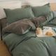 Four-piece quilt cover single dormitory m student quilt cover single autumn and winter bedding thickened sheet three-piece