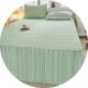 Latex sheet bed skirt style h summer ice silk mat dual-purpose summer cool mat winter and summer three-piece set 2024 new bed