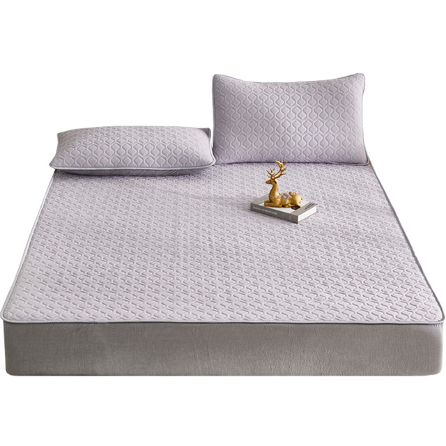 Class A cool ice silk latex cool mat three-piece U-set sheets and bed sheets summer air-conditioning mat soft mat can be customized