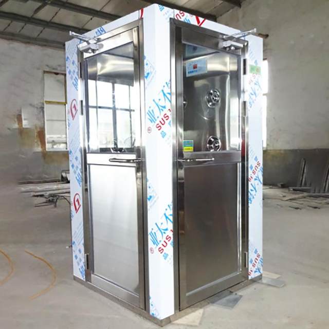 304 stainless steel air shower room single double hair shower room air shower door stainless steel dust-free workshop air shower room