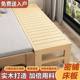 Solid wood children's solid wood bed splicing bed with guardrail baby cot boy and girl single bed widened splicing bed