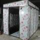 Stainless steel air shower room food purification dust-free workshop cargo shower channel factory single person double hair shower door manufacturer