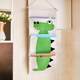 Cute cartoon storage bags sorting children's hanging bags door wall book bags large wardrobe bedside wall hanging multi-layer