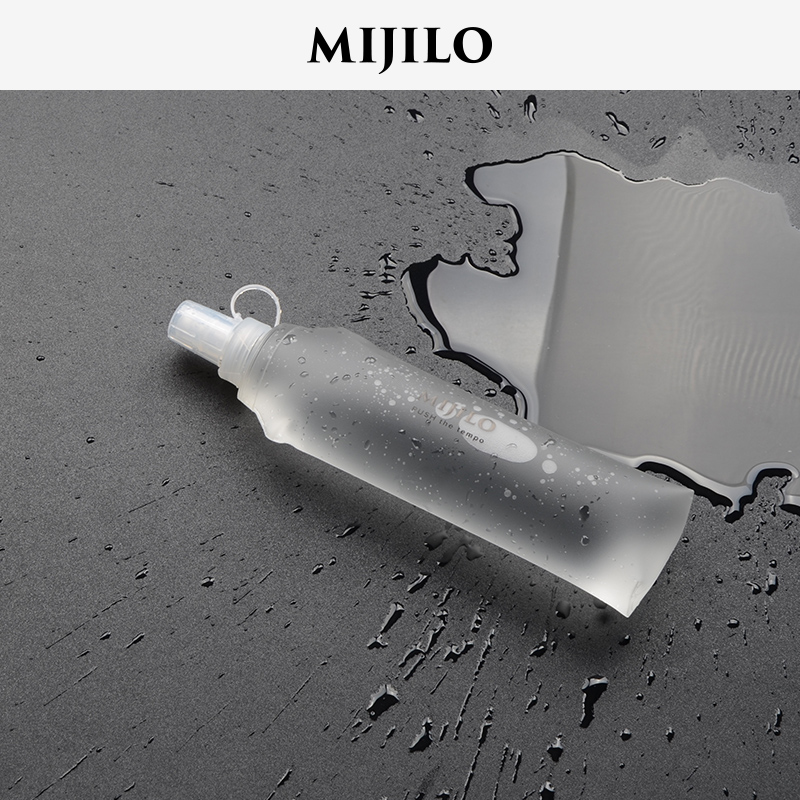 mijilo Sportflasche Outdoor Soft Faltbare Trail Running Tasche Marathon Tragbarer Wasserbecher_voghion.com