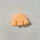 Hand suction cup storage rack American fun creative wire management device small foot bathroom ornament rack cute