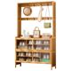 Shoe cabinet household door entrance entrance cabinet integrated partition solid wood household storage device space-saving simple shoe rack protection