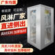 Air shower room corner stainless steel straight in and side out single blow double blowing shower door electronic factory dust-free workshop cargo shower machine